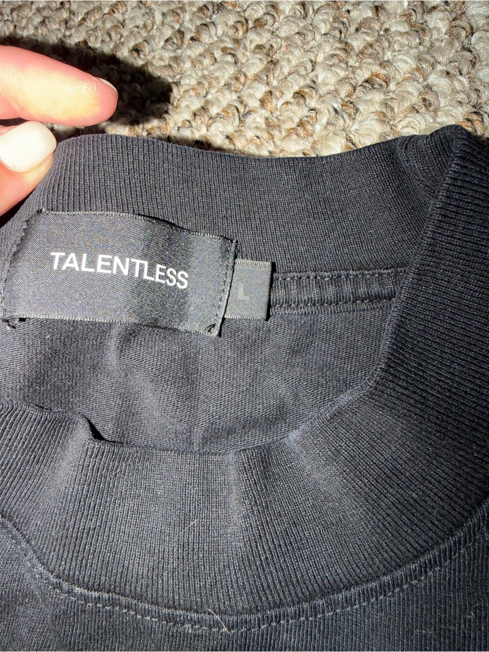 TALENTLESS Black Men’s Pants — Minimalist Everyday Taper